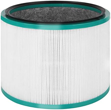 Air Purifier Filter Replacement for Dyson HP01 HP02 DP01 DP02 Desk Air Purifiers, Funmit 360° Combi Glass HEPA Carbon Filter Fit for Dyson Pure Hot Cool Link Air Purifier, Part # 968125-03