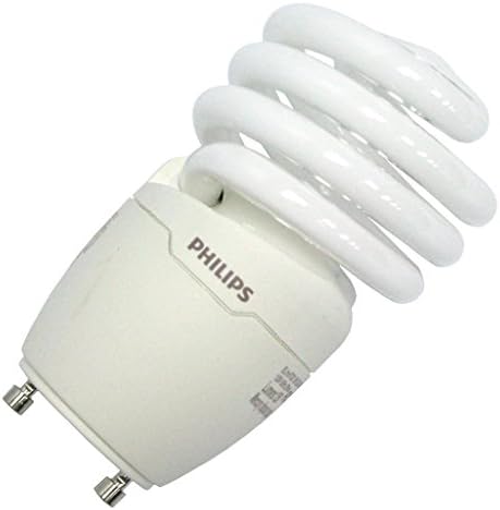 Philips Lighting 454207 EL/mdTQS Energy Saver Compact Fluorescent Lamp 18 Watt GU24 Base 1250 Lumens 80 CRI 2700K Warm White