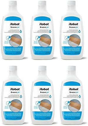 iRobot Authentic Replacement Parts - Hard Floor Cleaner Concentrate Solution Compatible with all Roomba Combo i5, i5+, j5, j5+, j7+, j9+ and Braava jet 240, m6 (6 Pack)