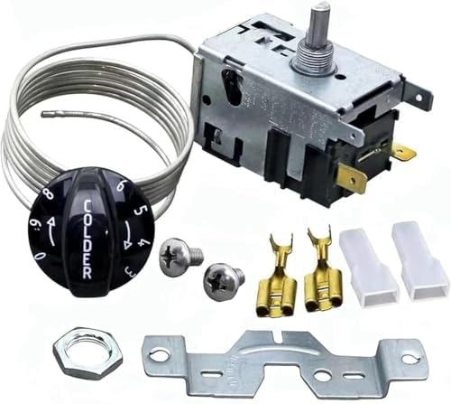 800393 800306 Temperature Control Kit Compatible with True Refrigerators Parts,Freezer Thermostat,,Replaces 800306 461387 Refrigerator Thermostat Fit TC,TSD,T Series,GDM,GEM,G4SM