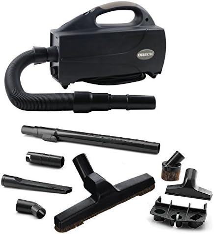 Oreck Compact Canister Vacuum Cleaner, Portable Handheld Vacuum for Carpet and Hard Floors, Lightweight, Powerful Suction with Versatile Tools, Corded Canister Vacuum Cleaners for Home Use