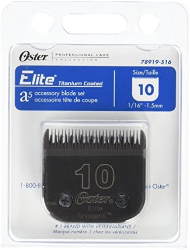 Oster Elite CryogenX Professional Animal Clipper Blade, Size 10 (078919-516-005)