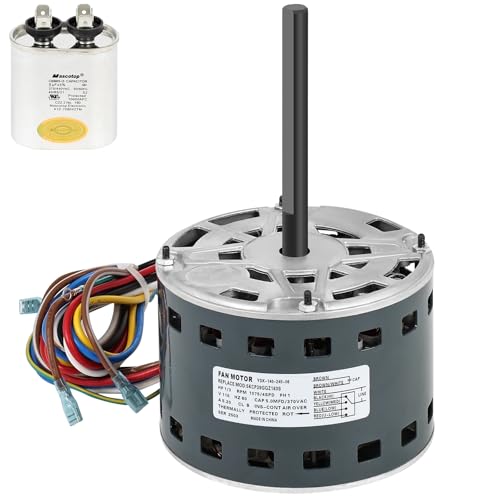5KCP39GGZ183S Blower Motor for Carrier - 1/3 HP Conditioner Motor | 115V 60Hz 1075RPM 4 Speed | Replacement Furnace Blower Fan Motors | CWSE=CCWLE| Quiet Efficient Includes 1*Capacitor