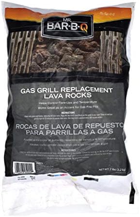 7 Lb. Bag of Natural Lava Rocks for Backyard BBQ Cooking, Burner Grill, Firepit, Bonfires, Campfire, Indoor Fireplace, Fire Bowl, Lava Rocks for Gas Grill Charbroilers by FryOilSaver Co. (Pack of 1)