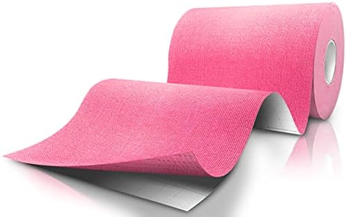 Kinesiology Tape Extra Wide 4" x 16.4' Roll - Supports Athletic Performance for Large Muscle Groups, Easy to Apply, Stays in Place for Days, Latex-Free, Waterproof