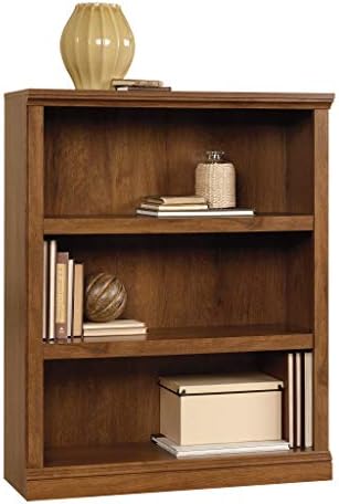 Sauder Miscellaneous Storage 3-Shelf Bookcase/ Book shelf, Oiled Oak finish