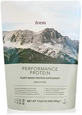 Form Performance Protein - Vegan Protein Powder - 30g of Plant Based Protein per Serving, with BCAAs and Digestive Enzymes. Perfect Post Workout. Tastes Great with Just Water! (Vanilla)