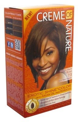 Creme of Nature Exotic Shine Color, Medium Warm Brown, 7.3 Fluid Ounce