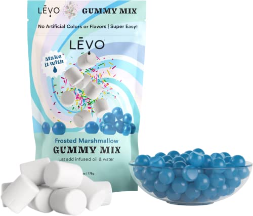 LĒVO Gummy Mix - Frosted Marshmallow - Make Your Own Infused Gummies - Each Bag Makes 64 Gummies - 1 Pack