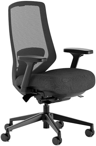 Branch Ergonomic Chair Pro - Mesh Office Chair with 14 Points of Adjustment - Height, Depth & Tilt Adjustable - 5D Armrests - Forward Tilt, Smooth Recline, and Lumbar Support - Black