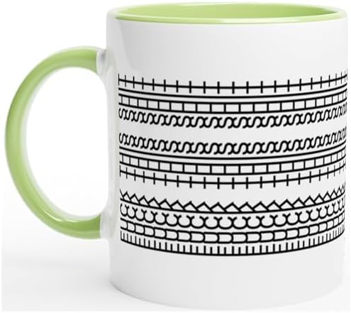 Hidden Message Coffee Mug, 11oz Novelty Funny Ceramic Cup Gift for Work Bestie, Coworkers, Friends, Family (Light Green)