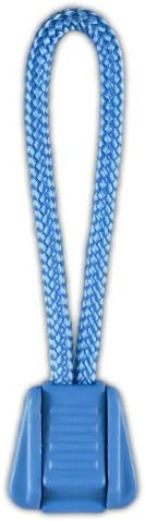 Paracord Planet Zipper Pulls Available in Various Color Combinations – Choose from 5, 10 and 20 Pack Sizes (Light Blue/Light Blue, 20 Pack)