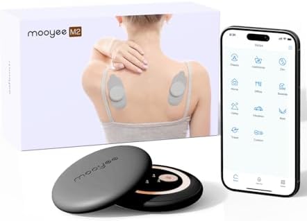 Wireless TENS Unit Muscle Stimulator for Pain Relief Therapy – 18 Modes App Control TENS EMS Massager for Back, Neck, Shoulder, Leg & Arm Recovery and Muscle Soreness Relief