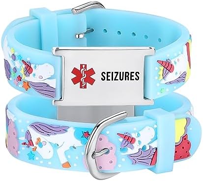 LinnaLove cartoon medical alert id bracelets Parents gift to Son, daughter, brother, sister