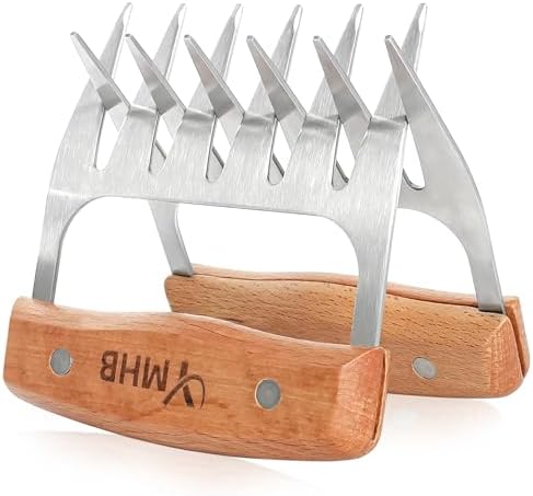 Metal Meat Shredder Claws - BBQ Grilling Gifts for Men & Women, Shredding Claws for Pulled Pork - Christmas Gifts for Dad, Father, Husband
