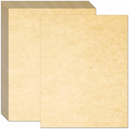 50 Thicker Stationery Vintage Antique Design Printing/Writing Papers 8.5 x 11 in, Christmas Stationery, Decorative Printer Paper for Invitation, Resume, Award, Diploma, Craft, Certificate (vintage 1)