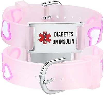 LinnaLove cartoon medical alert id bracelets Parents gift to Son, daughter, brother, sister