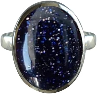 Solid 925 Sterling Silver Ring for Women & Men, Amethyst Ring Gemstone Unique Handcrafted Ring (US Size 5)