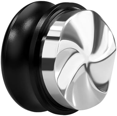 Normcore 53.3mm Gravity Distribution Tool, Gravity Adaptive Espresso Distributor, Espresso Coffee Leveler Tool for Breville Sage 54mm Bottomless Portafilter, 304 Stainless Steel 5 Blade base