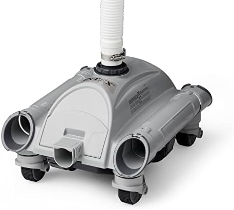 Intex 28001E Above Ground Pool Automatic Pool Cleaner Pressure Side Vacuum Cleaner with 24 Foot 7 Inch Hose for Intex Pools Only w/ a 1.5 Inch Fitting