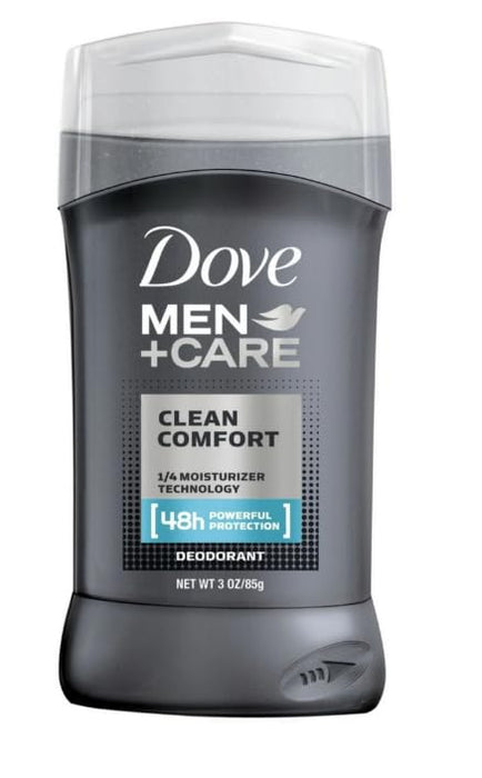 Dove Men + Care Deodorant Stick, Clean Comfort 3 oz (Pack of 6)