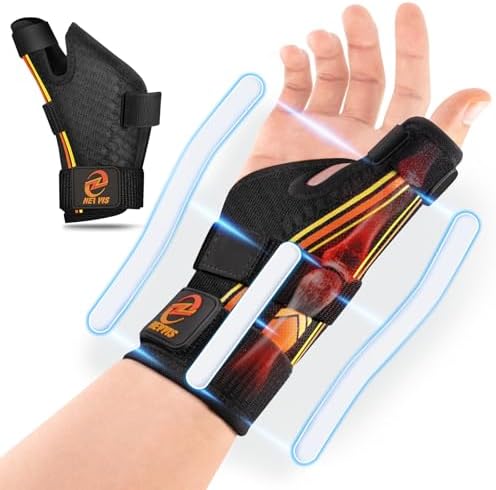 Thumb Brace Right/Left Hand: Ergonomic Thumb Splint, Thumb Spica Splint Right Hand with Wrist Support for Arthritis, De Quervains Tenosynovitis Brace, CMC Joint, Tendonitis, Either Hand