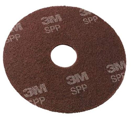 3M Scotch-Brite SPP13 Surface Preparation Pad, 13' Diameter, Maroon (Case of 10)