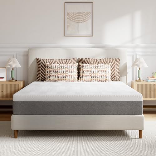 Novilla 10 Inch Mattress Full, Gel Full Memory Foam Mattress in a Box with Comfort Foam for Back Pain Relief & Body Support & Cool Night Sleep, CertiPUR-US Certified