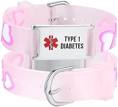 LinnaLove cartoon medical alert id bracelets Parents gift to Son, daughter, brother, sister