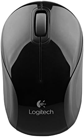 Logitech Wireless Mini Mouse M187 Black (Renewed)
