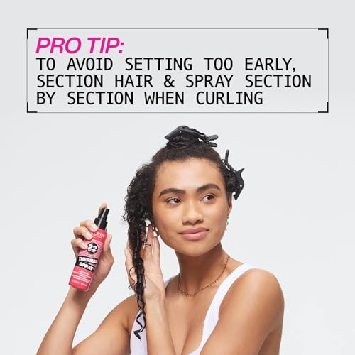 Redken Thermal Spray 22 High Hold - Thermal Heat Protectant and Setting Mist, For Curling and Flat Irons, Lasting Frizz Control & Protects Against Heat Damage