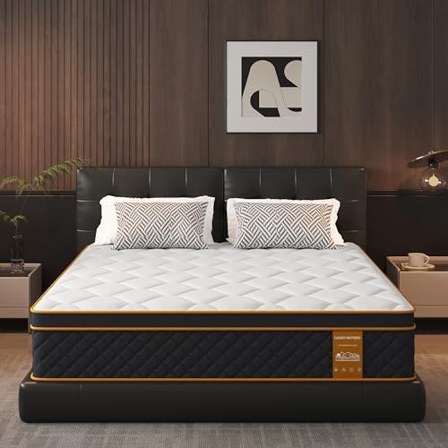 Full Mattress, 12 Inch Memory Foam Hybrid Mattress in a Box, Medium Firm and Individually Pocket Springs - Pressure Relief, CertiPUR-US Certified, Motion Isolation