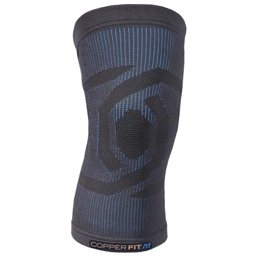 Copper Fit Mobilizer Knee Sleeve – ProSeries with Removable Side Stabilizers Knee Support for Advanced Recovery – Mobility, Knee Pain, Swelling, Inflammation, Circulation, Arthritis, Tendonitis (2XL)