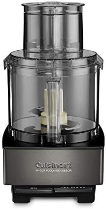Cuisinart Food Processor 14-Cup Vegetable Chopper for Mincing, Dicing, Shredding, Puree & Kneading Dough, Black Stainless, DFP-14BKSY