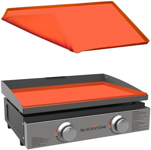 22" Premium Silicone Griddle Mat for Blackstone 22 Inch Griddle Accessories, Heavy Duty Food Grade Silicone Griddle Cover, Preventing Dirt & Rust All Year Round