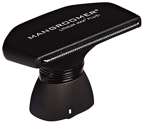 MANGROOMER Lithium Max Plus+ Back Hair Shaver (New 7th Generation) Complete Attachment Head With Shock Absorber Neck & New 50% wider Blade Design