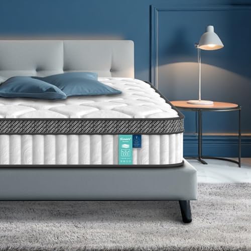 Memory Foam and Spring Mixed Mattress, Medium Hardness, Sports Isolation, Edge Support, Soft Touch, Cool and Comfortable, Breathable Mattress (12 inch King Medium Firm)