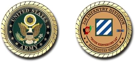 3rd Infantry Division Afghanistan Service Challenge Coin