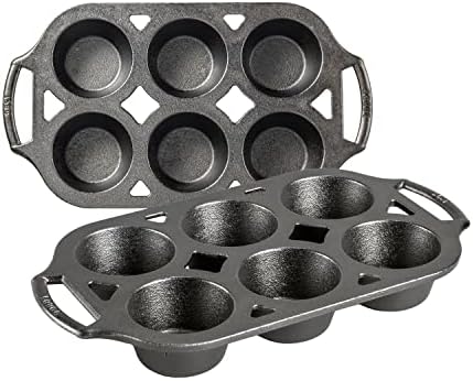 Lodge Cast Iron 2 Piece Muffin Pan Set