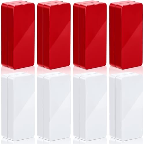 16 Pcs Outdoor Flag Weights Magnetic for Bottom of Flag Wind Banner Weights Waterproof for Stopping Outdoor Banner Drapery Tangles (Red,White)