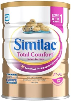 Similac Total Comfort Infant Formula, Imported, Easy-to-Digest Baby Formula Powder, Non-GMO, 820 g (28.9 oz) Can
