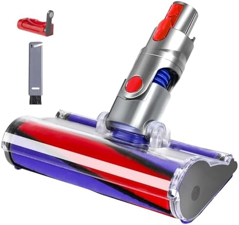 Soft Roller Cleaner Head Compatible with Dyson Cyclone V10 Absolute,V10 Animal,V10 Total Clean +,SV12,V11 Cordless Vacuum Cleaners,Vacuum Head Replacement Suitable for Hard Floor
