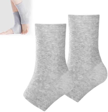 One Compress Bamboo Foot Sleeves, Ankle Brace Protection Socks for Women, Bamboo Foot Sleeves, Suitable for Cold Protection Against Swelling and Sprains