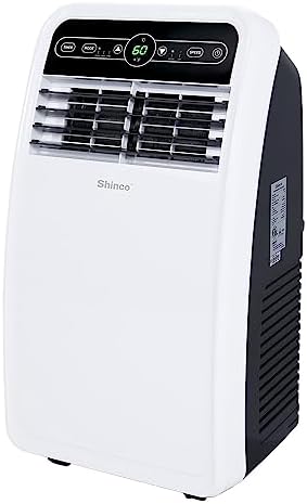Shinco 8,000 BTU Portable Air Conditioner, Portable AC Unit with Built-in Cool, Dehumidifier & Fan Modes for Room up to 200 sq.ft, Room Air Conditioner with Remote Control, Installation Kit