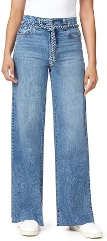 kensie Jeans for Women The Carla High-Rise Wide Leg 32-inch Inseam Den ...
