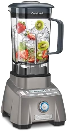 Cuisinart Blender for-Shakes, Smoothies & More, 3.5 Peak Hurricane Pro Blender, Gunmetal, CBT-2000
