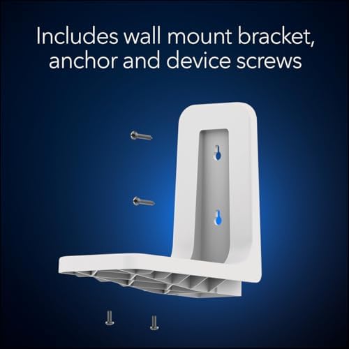NETGEAR WiFi 7 Wall Mount Kit (RBEWM-10000S) – Compatible with All Orbi WiFi 7 Mesh Systems and Nighthawk WiFi 7 Routers, White