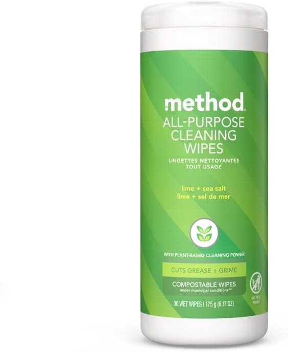 Method Cellulose Cleaning Wipes 30 pk - Case of: 6;6
