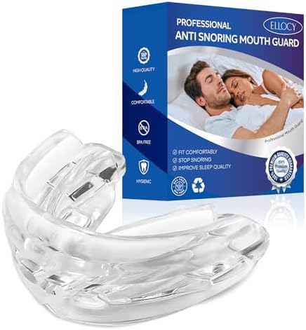 Mouth Guard for Sleeping: No Moldable and Adjustable Fit for Men and Women 1 Pack (1 Count (Pack of 1))
