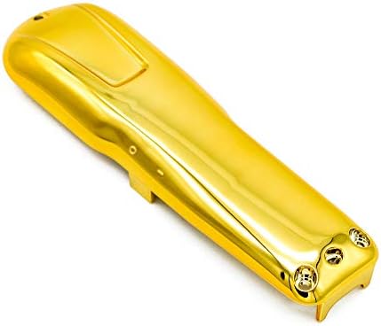 Hair Clipper Transparent Cover, DIY Replacement Clipper Protective Cover for Wahl 5 Star Magic Clip Clipper # 8148 Transparent Shell (Golden)